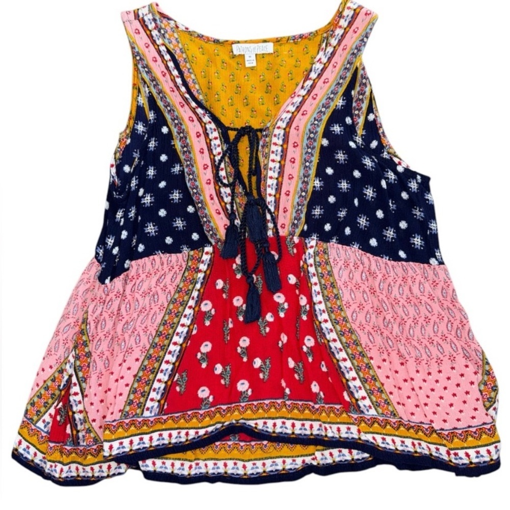 Anthropologie Patrons of Peace Boho Tank - Size M